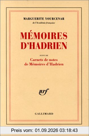 Mémoires d'Hadrien. Carnets de notes de Mémoires d'Hadrien