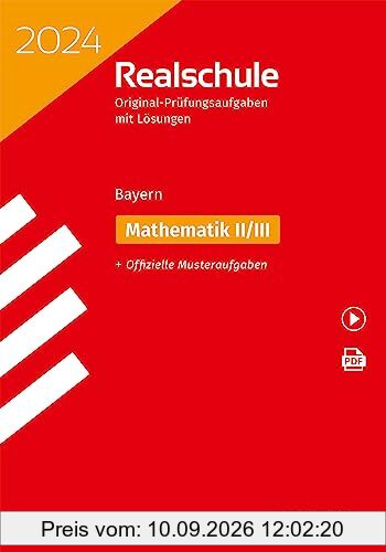 STARK Original-Prüfungen Realschule 2024 - Mathematik II/III - Bayern