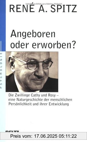 Binding : Taschenbuch, Edition : Originalausgabe, Label : Beltz, Publisher : Beltz, medium : Taschenbuch, numberOfPages : 176, publicationDate : 2000-10-01, authors : Spitz, René A., languages : german, ISBN : 3407220456
