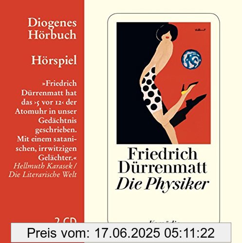 Binding : Audio CD, Edition : 1, Label : Diogenes, Publisher : Diogenes, NumberOfItems : 2, Format : Audiobook, medium : Audio CD, publicationDate : 2015-10-28, releaseDate : 2015-10-28, runningTime : 100 minutes, authors : Friedrich Dürrenmatt, narrators : Various, languages : german, ISBN : 3257803605