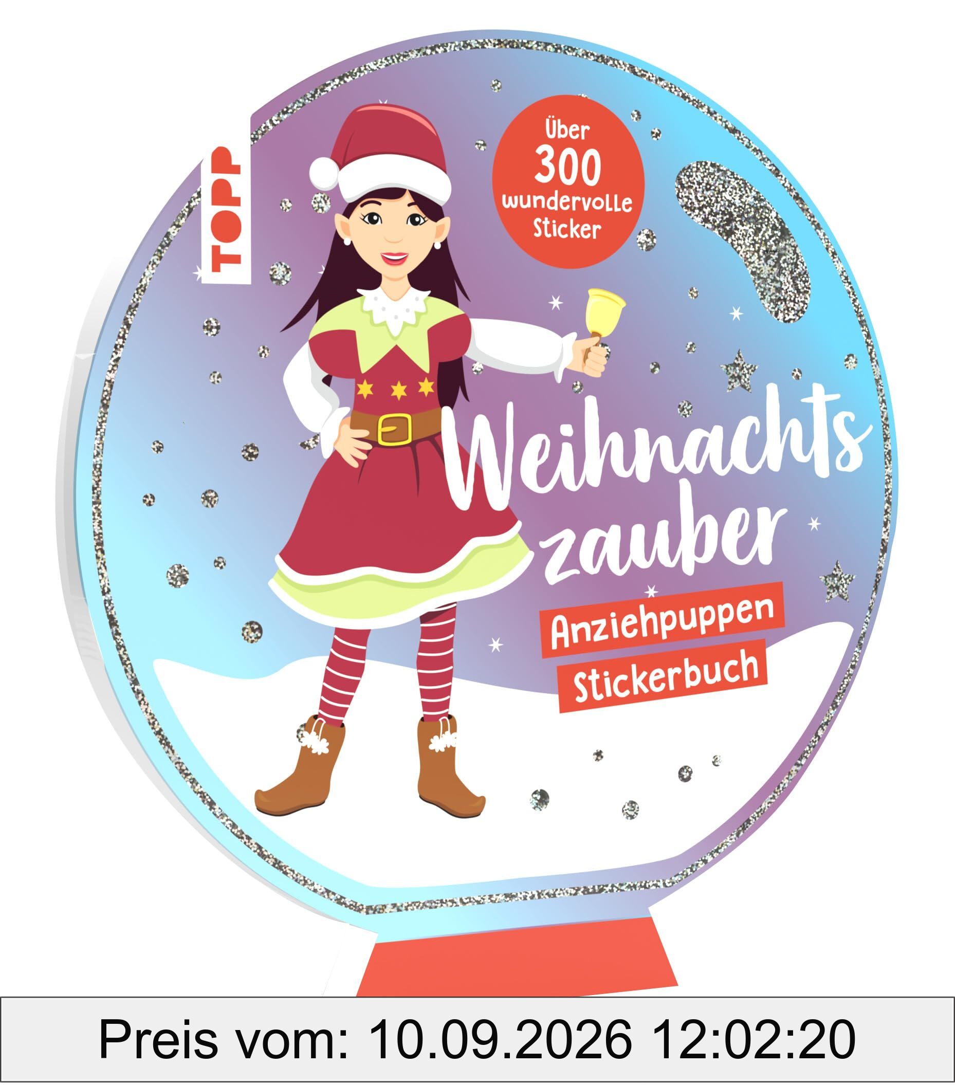 Anziehpuppen-Stickerbuch: Weihnachten: mit über 300 wundervollen Stickern
