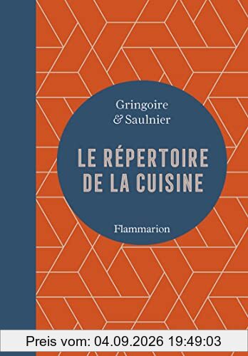 Le répertoire de la cuisine