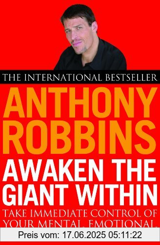 Binding : Taschenbuch, Edition : New ed., Label : Simon & Schuster UK, Publisher : Simon & Schuster UK, NumberOfItems : 5, medium : Taschenbuch, numberOfPages : 544, publicationDate : 2001-01-02, authors : Anthony Robbins, languages : english, ISBN : 0743409388