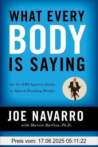 Binding : Taschenbuch, Label : William Morrow Paperbacks, Publisher : William Morrow Paperbacks, NumberOfItems : 1, medium : Taschenbuch, numberOfPages : 272, publicationDate : 2008-04-15, releaseDate : 2008-04-15, authors : Joe Navarro, Marvin Karlins, languages : english, ISBN : 0061438294