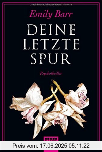 Binding : Taschenbuch, Edition : Aufl. 2015, Label : Bastei Lübbe (Bastei Lübbe Taschenbuch), Publisher : Bastei Lübbe (Bastei Lübbe Taschenbuch), medium : Taschenbuch, numberOfPages : 464, publicationDate : 2015-02-12, releaseDate : 2015-02-12, authors : Emily Barr, translators : Grube, Anke Angela, languages : german, ISBN : 340417089X