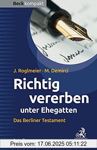 Binding : Taschenbuch, Edition : 2, Label : C.H.Beck, Publisher : C.H.Beck, medium : Taschenbuch, numberOfPages : 127, publicationDate : 2016-09-12, authors : Julia Roglmeier, Maria Demirci, languages : german, ISBN : 3406700969