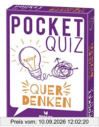 Pocket Quiz Querdenken | 50 Knobeleien für Um-die-Ecke-Denker (Pocket Quiz / Ab 12 Jahre /Erwachsene)