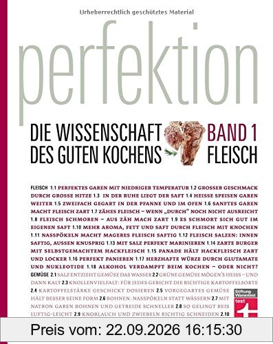 Perfektion. Die Wissenschaft des guten Kochens: Band 1: Fleisch