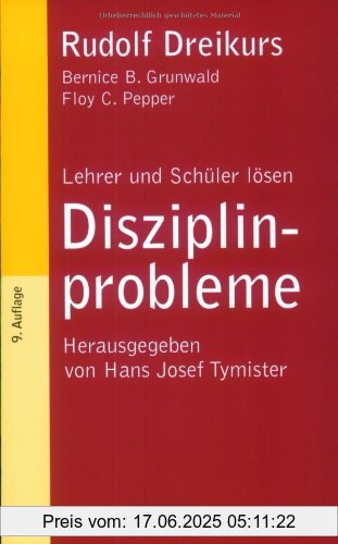 Binding : Taschenbuch, Edition : 9., neu ausgestattete Aufl., Label : Beltz, Publisher : Beltz, medium : Taschenbuch, numberOfPages : 221, publicationDate : 2003-07-11, authors : Rudolf Dreikurs, Grunwald, Bernice B., Pepper, Floy Ch., publishers : Tymister, Hans Josef, languages : german, ISBN : 3407253427