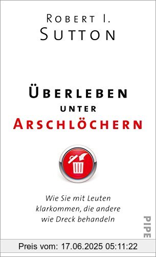 Binding : Gebundene Ausgabe, Label : Piper, Publisher : Piper, medium : Gebundene Ausgabe, numberOfPages : 256, publicationDate : 2018-03-01, authors : Sutton, Robert I., translators : Thomas Pfeiffer, Antoinette Gittinger, Hans-Peter Remmler, ISBN : 3492057403
