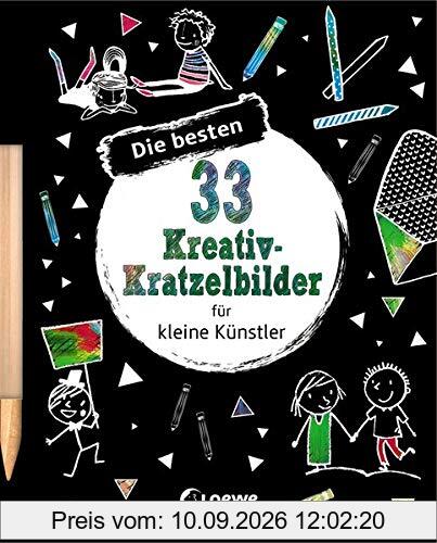 Die besten 33 Kreativ-Kratzelbilder für kleine Künstler: Kritz-Kratz-Beschäftigung für Mädchen und Jungen ab 5 Jahre