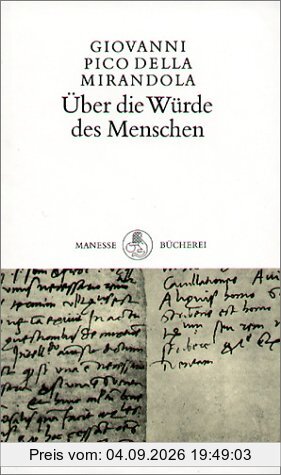 Über die Würde des Menschen