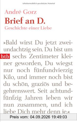 Brief an D.: Geschichte einer Liebe