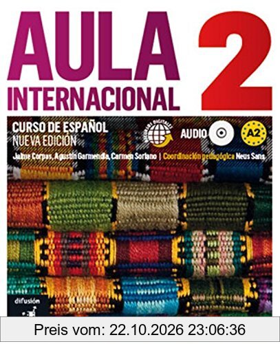 Aula internacional 2 : curso de espanol, A2 : recursos digitales + audio