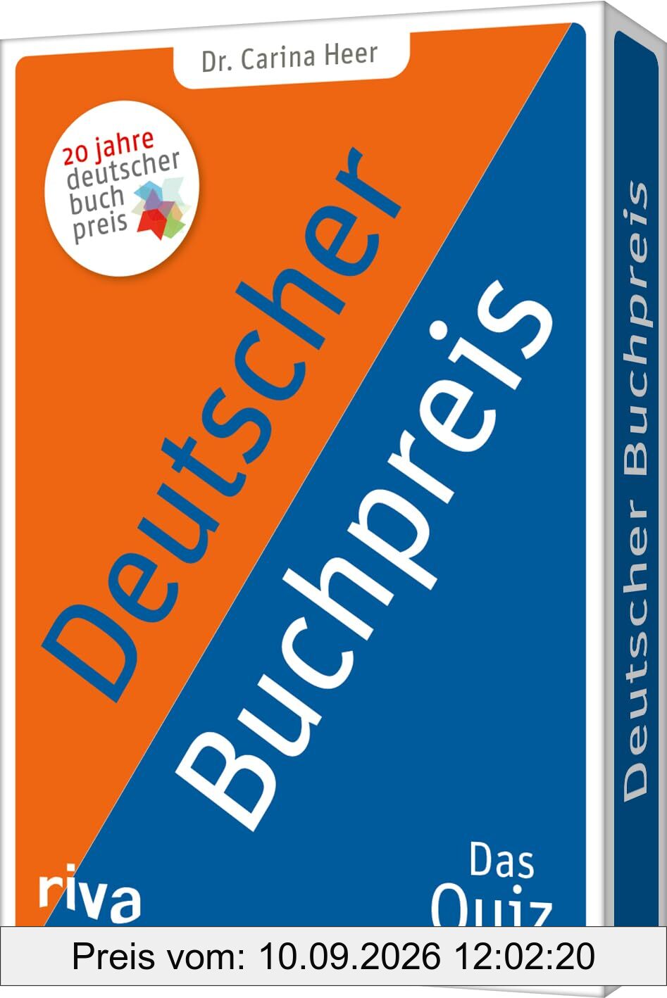 Deutscher Buchpreis – Das Quiz: Zum 20-jährigen Jubiläum des Romans des Jahres. Kartenspiel mit über 140 Fragen und Antworten. Geschenk für alle Buchliebhaber und Literaturfreunde