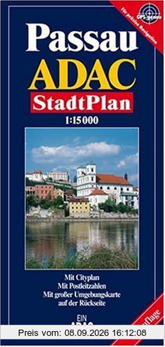 ADAC Stadtplan Passau: Mit Cityplan. Mit Postleitzahlen. Mit großer Umgebungskarte. GPS genau