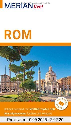 MERIAN live! Reiseführer Rom: Mit Extra-Karte zum Herausnehmen