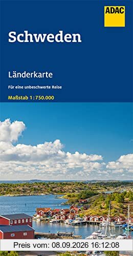 ADAC LänderKarte Schweden 1:750 000 (ADAC Länderkarten)