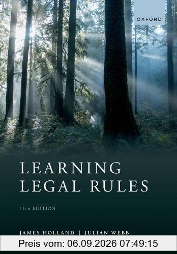 Learning Legal Rules: A Students' Guide to Legal Method and Reasoning