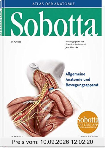 Sobotta, Atlas der Anatomie Band 1: Allgemeine Anatomie und Bewegungsapparat