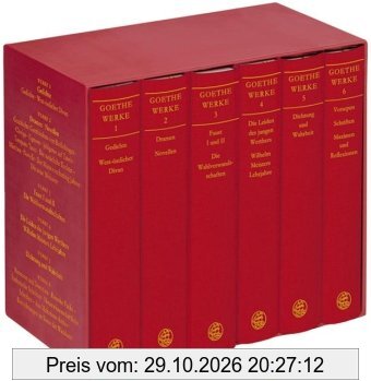 Goethe Werke in sechs Bänden