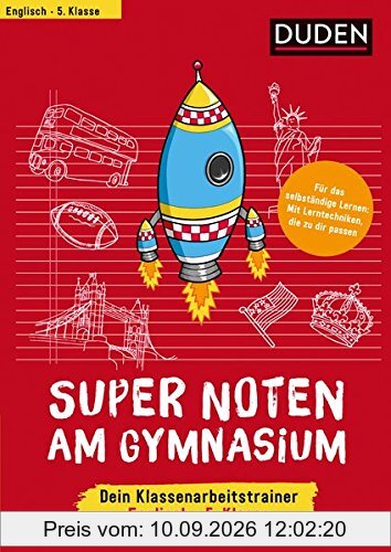 Super Noten am Gymnasium - Klassenarbeitstrainer Englisch 5. Klasse