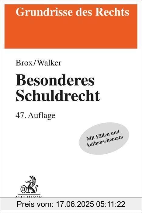 Binding : Taschenbuch, Edition : 47., aktualisierte, Label : C.H.Beck, Publisher : C.H.Beck, medium : Taschenbuch, numberOfPages : 872, publicationDate : 2023-04-18, authors : Hans Brox, Wolf-Dietrich Walker, ISBN : 3406796346