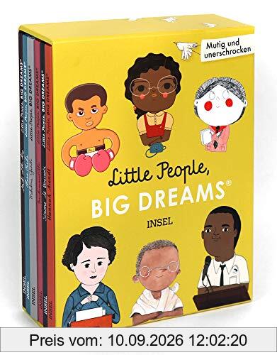 Little People, Big Dreams: Mutig und unerschrocken: Geschenkbox mit 6 Bänden: Muhammad Ali, Hannah Arendt, Simone de Beauvoir, Mahatma Gandhi, Martin Luther King, Rosa Parks