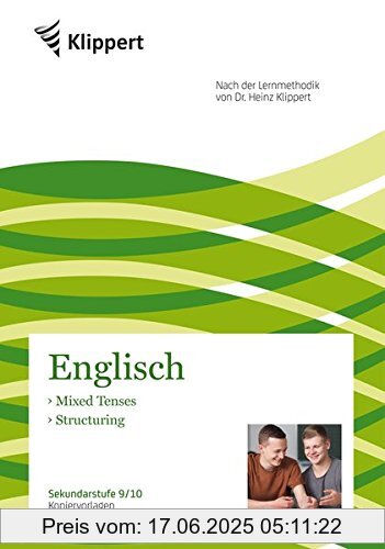 Binding : Broschiert, Edition : 1, Label : Klippert Verlag in der AAP Lehrerfachverlage GmbH, Publisher : Klippert Verlag in der AAP Lehrerfachverlage GmbH, medium : Broschiert, numberOfPages : 80, publicationDate : 2014-10-28, authors : Marianne Schönhofen, languages : german, ISBN : 3403091899