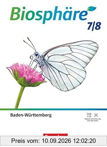Biosphäre Sekundarstufe I - Gymnasium Baden-Württemberg 2022 - 7./8. Schuljahr: Schulbuch