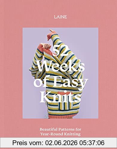 Hardy Grant Books 52 Weeks Of Easy Knits, Beautiful Patterns For Year-round Knitting