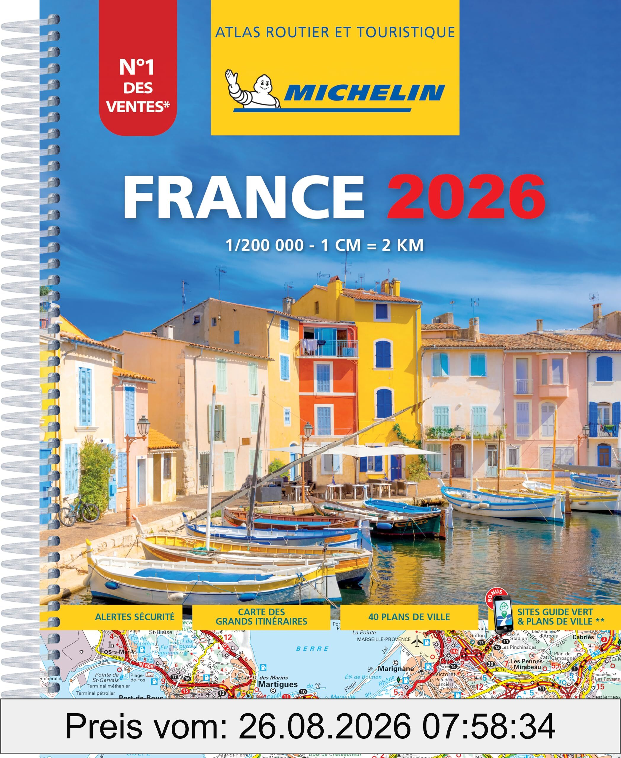 France 2026 : atlas routier et touristique : spirale