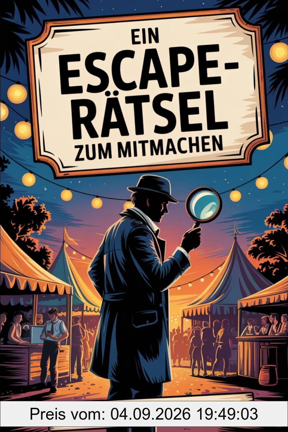 Rätselbuch rund um Frankreich: Escape-Rätsel Geschichte: Ermittle mit im Kriminalfall in Frankreich und zeige den Detektiv in dir. Löse den Fall einer Entführung auf dem Sommerfest