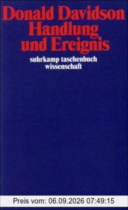 Handlung und Ereignis (suhrkamp taschenbuch wissenschaft)