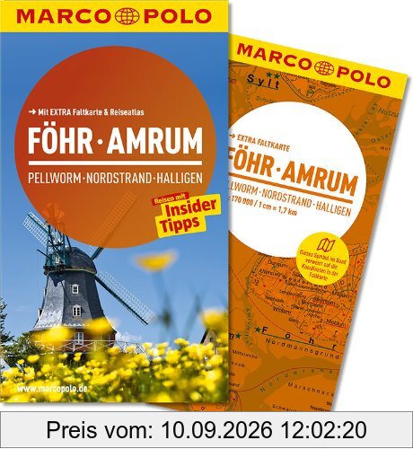MARCO POLO Reiseführer Föhr, Amrum, Pellworm, Nordstrand, Halligen: Reisen mit Insider-Tipps. Mit EXTRA Faltkarte & Reiseatlas