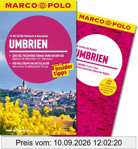 MARCO POLO Reiseführer Umbrien: Mit EXTRA Faltkarte & Reiseatlas