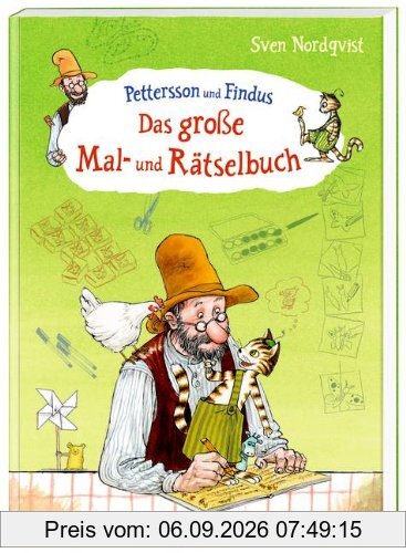 Pettersson und Findus. Das große Mal- und Rätselbuch