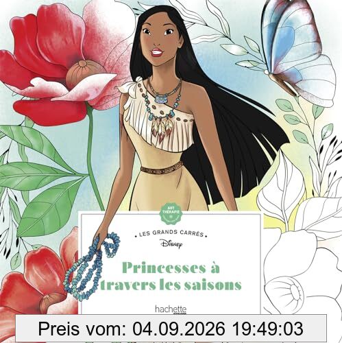 Princesses à travers les saisons : 45 coloriages