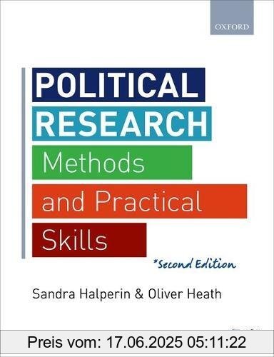 Brand : Oxford University Press, Binding : Taschenbuch, Edition : 2 Revised edition, Label : Oxford University Press, Publisher : Oxford University Press, NumberOfItems : 1, medium : Taschenbuch, numberOfPages : 488, publicationDate : 2015-12-15, authors : Halperin, Sandra (Professor of International Relations, Royal Holloway, University of London), Heath, Oliver (Senior Lecturer in Politics, Royal Holloway, University of London), ISBN : 0198702744