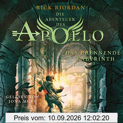 Das brennende Labyrinth: 5 CDs (Die Abenteuer des Apollo, Band 3)