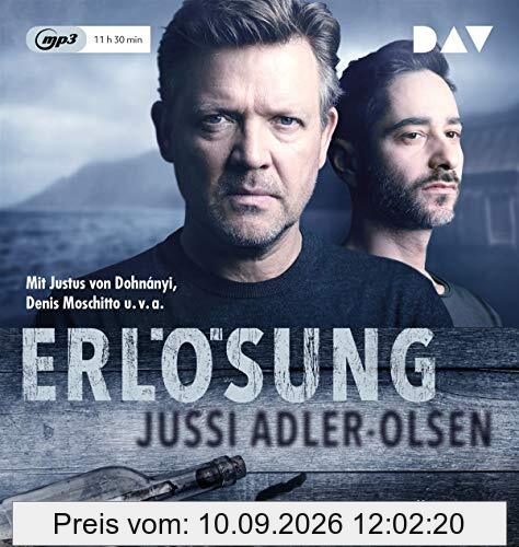 Erlösung. Carl Mørck, Sonderdezernat Q, Fall 3: Hörspiel mit Justus von Dohnányi, Denis Moschitto u.v.a. (1 mp3-CD)