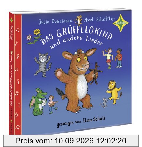 Das Grüffelokind und andere Lieder: Gesungen von Ilona Schulz, 1 CD, Digipack. Laufzeit ca. 50 Min.
