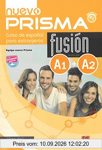 Nuevo prisma, curso de espanol para extranjeros : fusion niveles A1+A2 : libro del alumno
