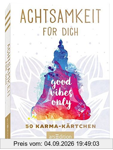 Achtsamkeit für dich: 50 Karma-Kärtchen