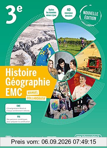 Histoire géographie, EMC 3e : manuel collaboratif