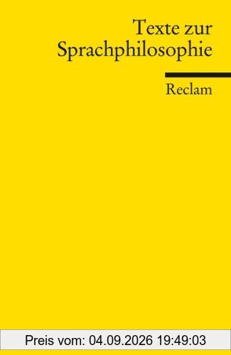 Texte zur Sprachphilosophie