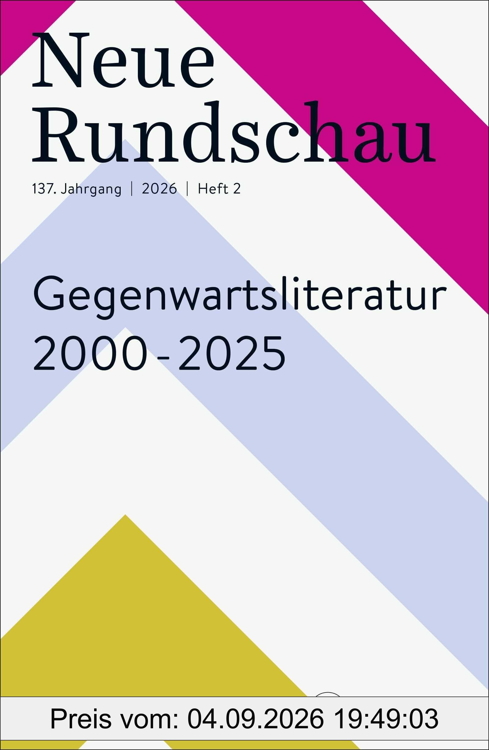 Neue Rundschau 2026/2