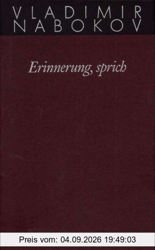 Gesammelte Werke. Band 22: Erinnerung, sprich: Wiedersehen mit einer Autobiographie: BD 22