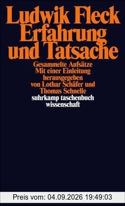 Erfahrung und Tatsache: Gesammelte Aufsätze (suhrkamp taschenbuch wissenschaft)