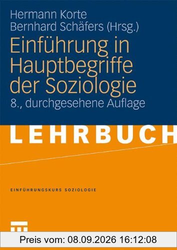 Einführung In Hauptbegriffe Der Soziologie (German Edition) (Universitätstaschenbücher)